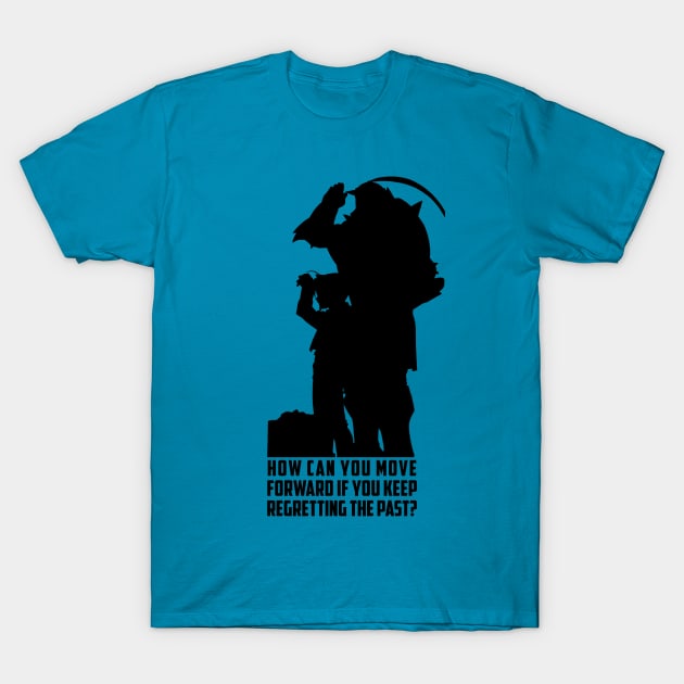 Edward and Aplhonse Elric FullMetal Alchemist T-Shirt by SirTeealot